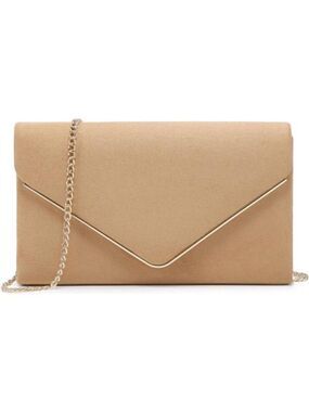 Faux suede evening clutch bag women wedding purse formal party prom handbag